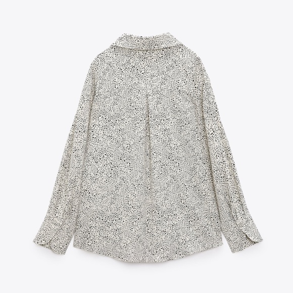 NWT Zara Oversized Animal Print Shirt - Picture 5 of 6